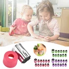 Форма для устройство резки овощей и фруктов из нержавеющей стали, 123 шт., форма в форме сердца, резак для овощей, портативные инструменты для приготовления пищи, пластиковая ручка