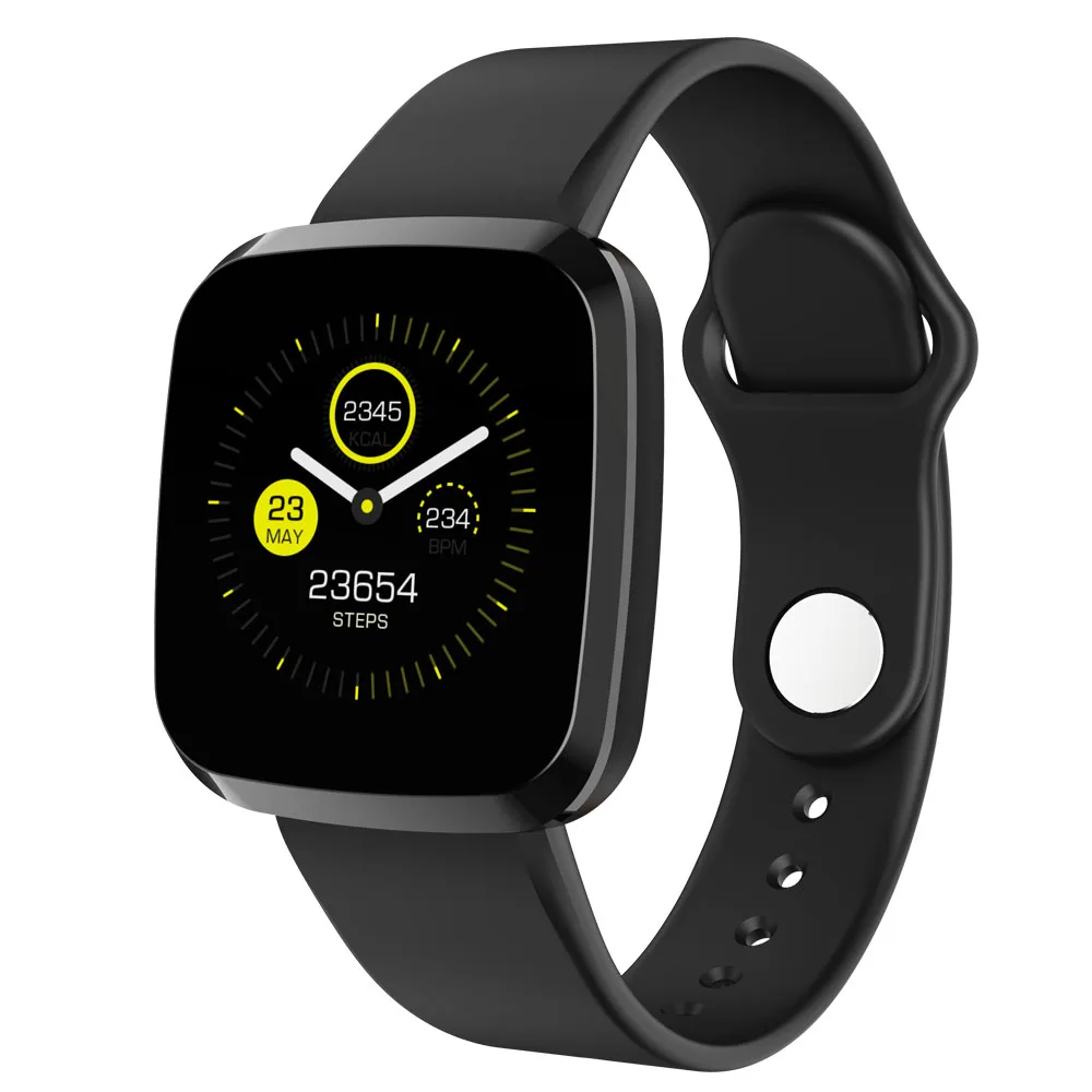 

Smart Watch Sport Men Bluetooth Monitor Blood Pressure Square Smartwatch Women Watches Waterproof Sports Tracker For IOS Android