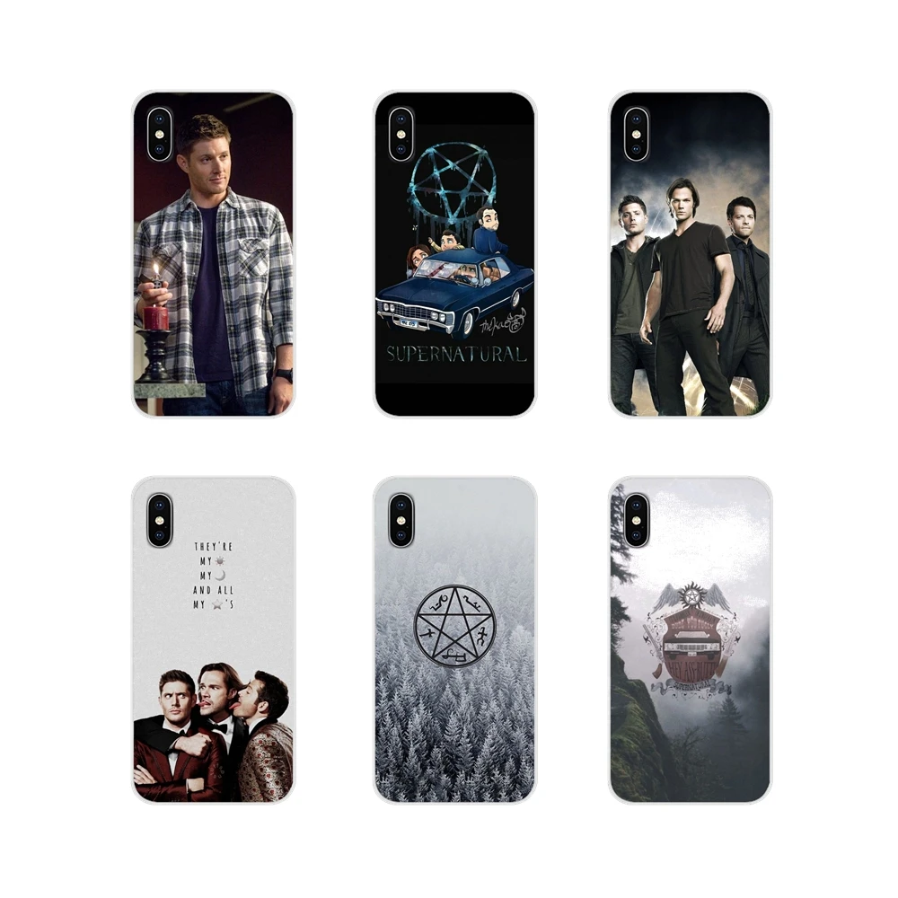 transparent tpu skin cover for apple iphone x xr xs 11pro max 4s 5s 5c se 6s 7 8 plus ipod touch 5 6 supernatural jared padaleck free global shipping
