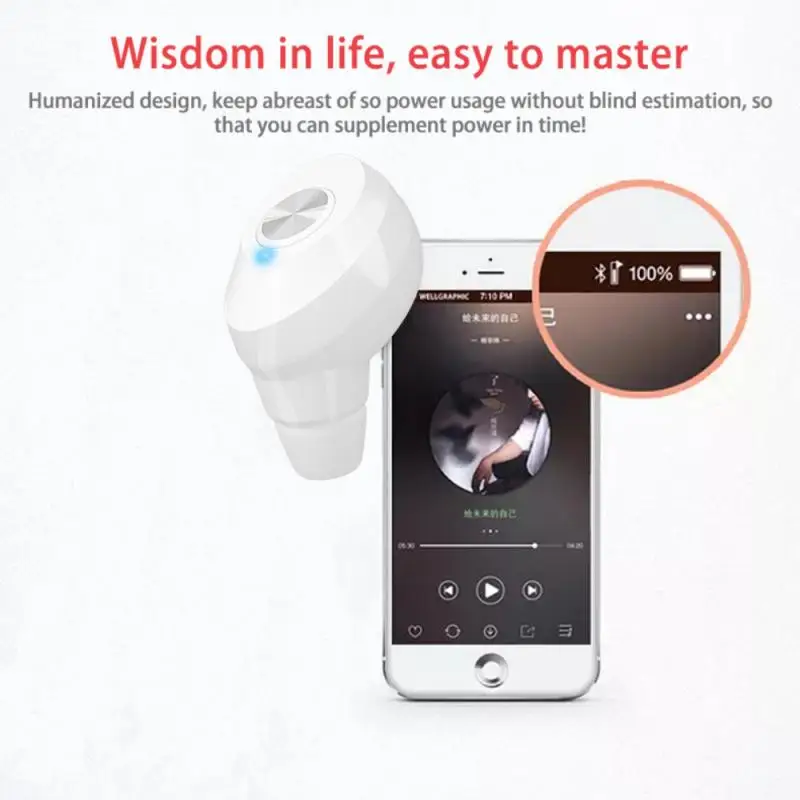 Мини-наушники-вкладыши L20 5.2 беспроводные Bluetooth-совместимые наушники-вкладыши