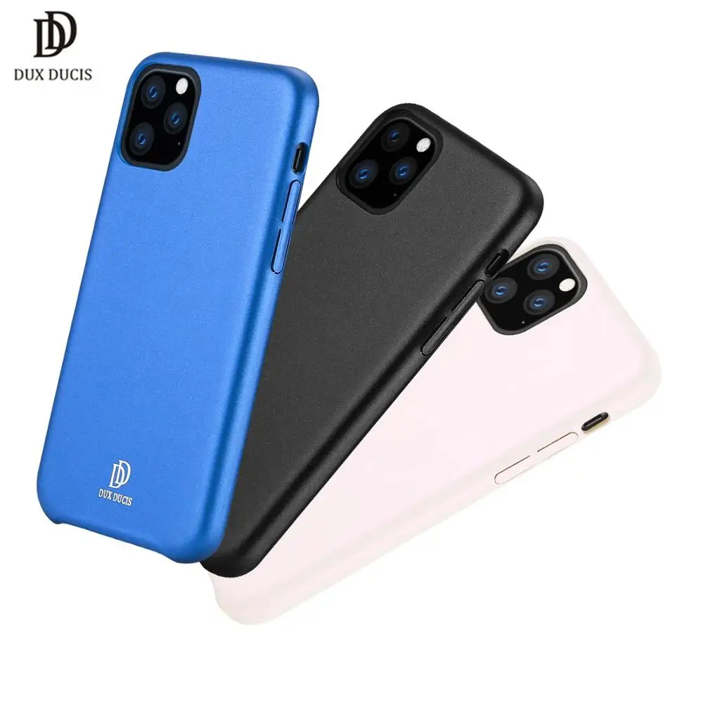 DUX DUCIS PU кожаный мягкий чехол для iPhone 11 Pro Max ударопрочный задняя крышка XS MAX XR X s 6 6s