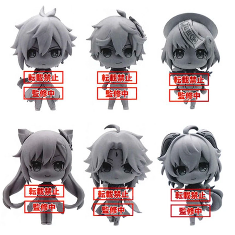 

Pre-Sale Genshin Impact Gacha Toy The Second Collection of Dolls Zhongli Qiqi Game Cartoon Figures Q Version Model Toy Gifts