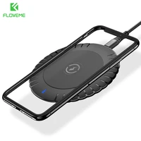 floveme qi wireless charger 10w fast wireless charging pad usb phone charger for iphone 8 11 pro xs max xr for samsung s10 s9 s8