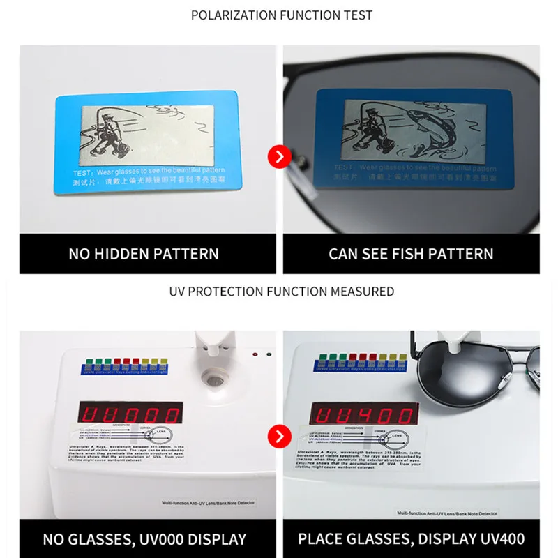 Мужские и женские очки-авиаторы FENCHI высококачественные поляризационные