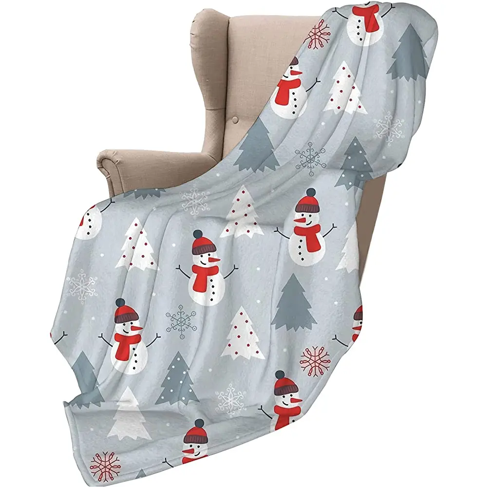 

Рождественское фланелевое одеяло Funy Decor, супер мягкое дышащее одеяло в виде колокольчика, теплое уютное одеяло