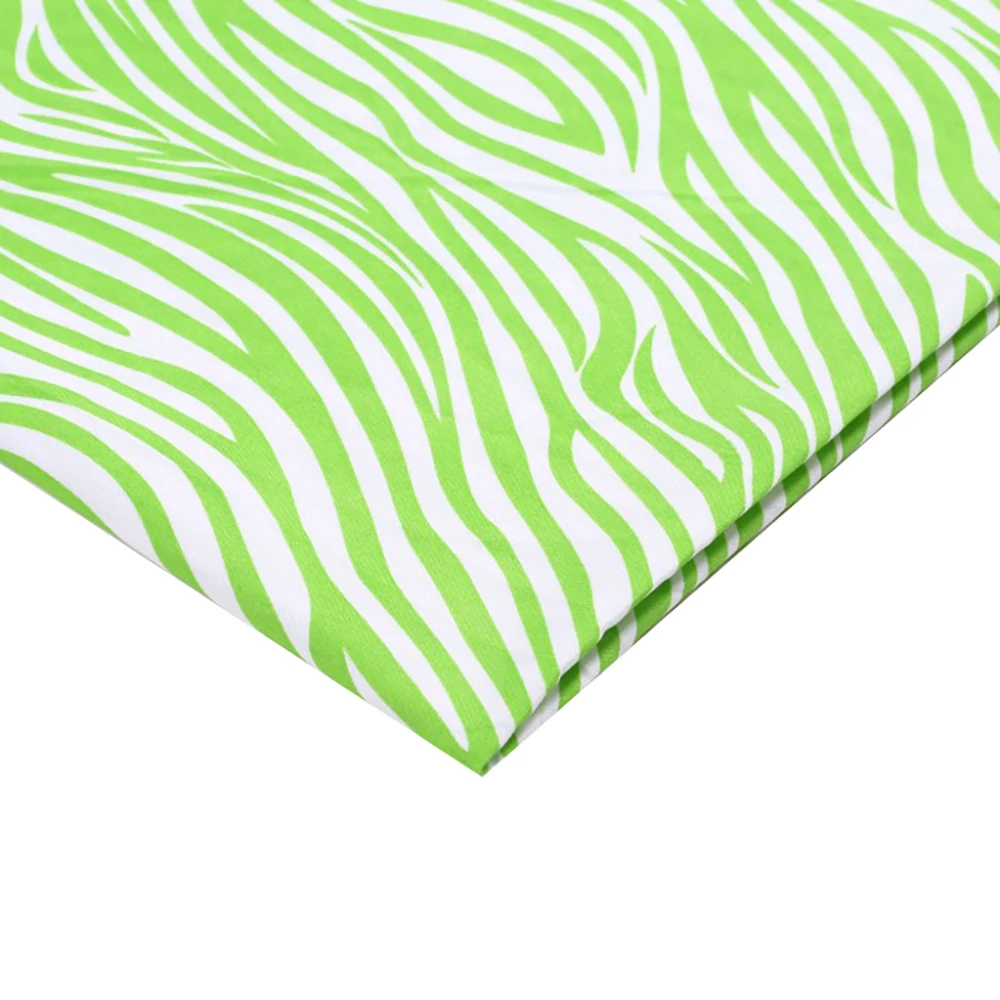 Lychee Life 50x150 см полосатая ткань с принтом зебры модные разноцветные ткани сделай