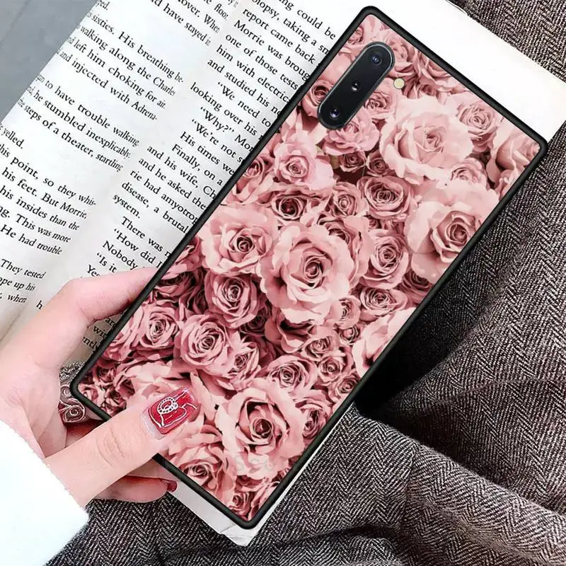 

Retro cartoon artistic flower Phone Cases For Samsung Galaxy S8 S9 S10 Plus S10E Note 3 4 5 6 7 8 9 10 Pro Lite cover