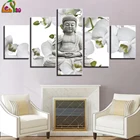 Мульти-панель, алмазная живопись, полная новинка, картина будды и цветов, алмазная вышивка, набор из 5 предметов, мозаика-пазл с пейзажем,