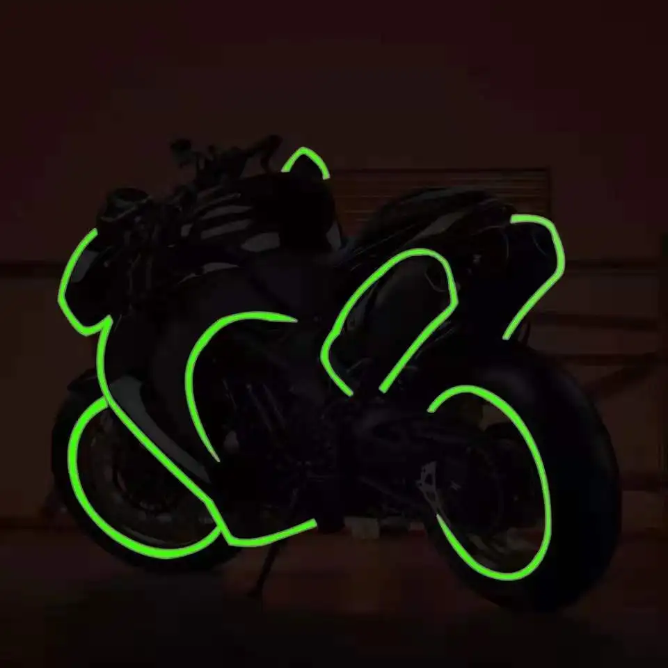 

Mountain bike Reflective Stripe Tape Motorcycle Bike Body Rim Wheel Stripe Tape Stickers Decorative