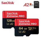 Sandisk оригинальный TF слот для карт памяти Micro SD A2 A1 Экстрим V30 U3 флеш-карта XNE 64 Гб оперативной памяти, 32 Гб встроенной памяти, 128 Гб 160 мс для Бесплатная доставка SDXC карты памяти SDHC