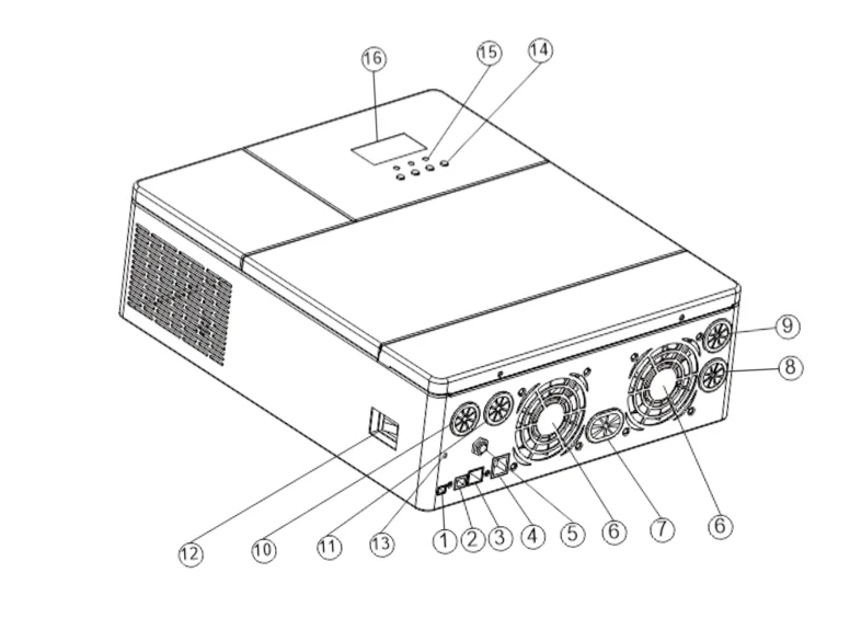 MPPT 48VDC 4000 Вт PV солнечные гибридные Инверторы питания с 48VDC 60A MPPT Солнечный контроллер заряда и зарядное устройство переменного тока UPS функция