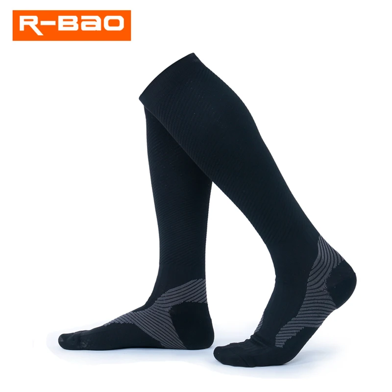 Компрессионные носки по колено для мужчин и женщин мужские высококачественные