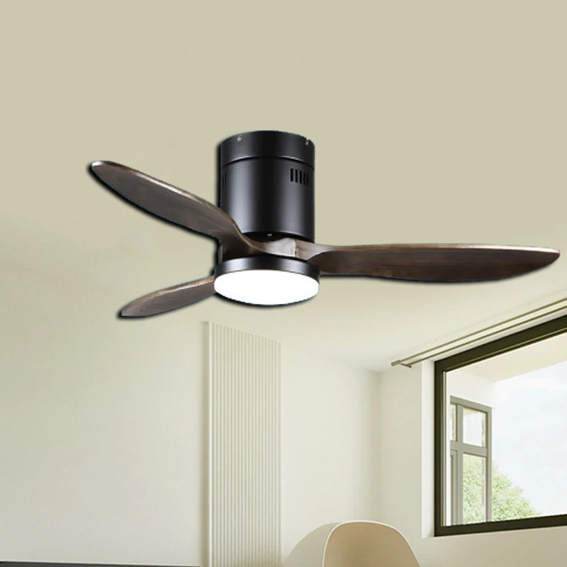 Светодиодный Nordic столовой чехлы для твердой древесины без лампа потолочный