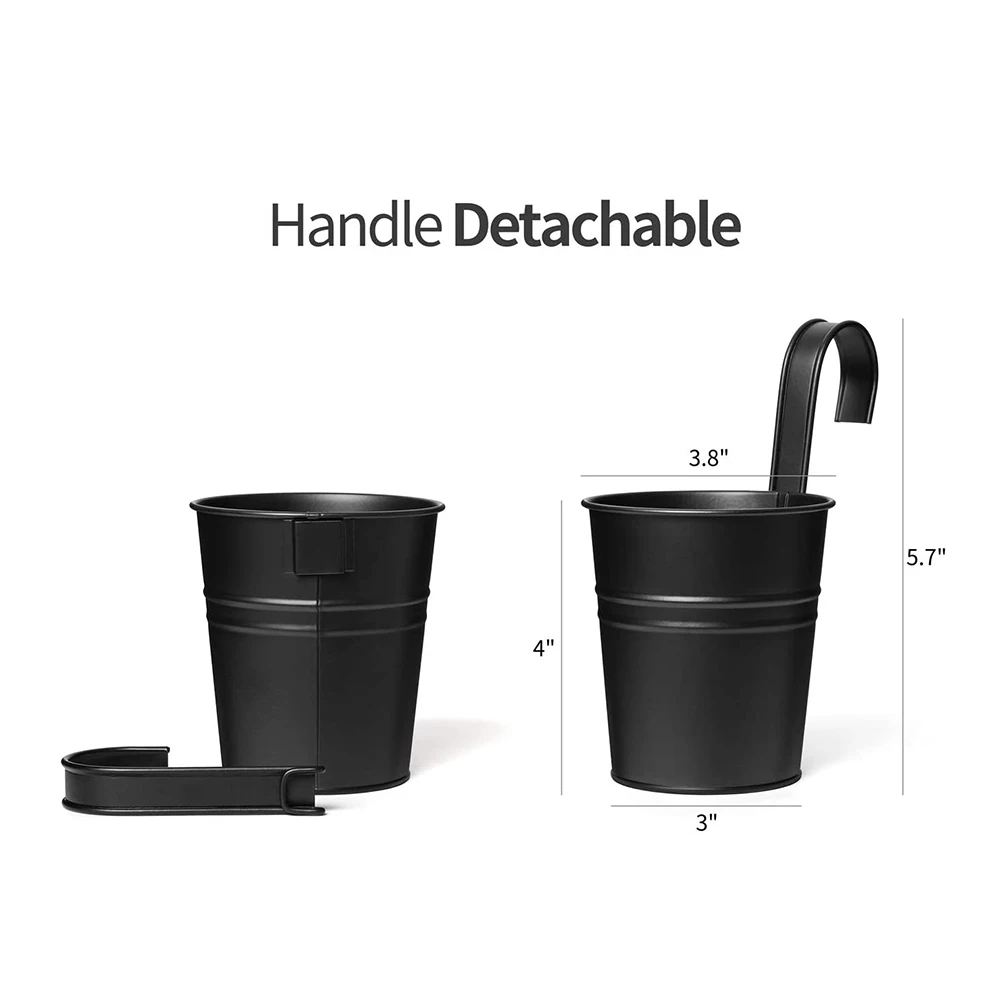 Металлический настенный крючок для цветочного горшка подвесная железная