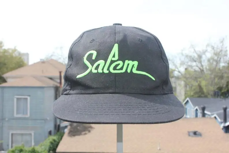 

Printed Salem Baseball Cap Hat Snapback Black
