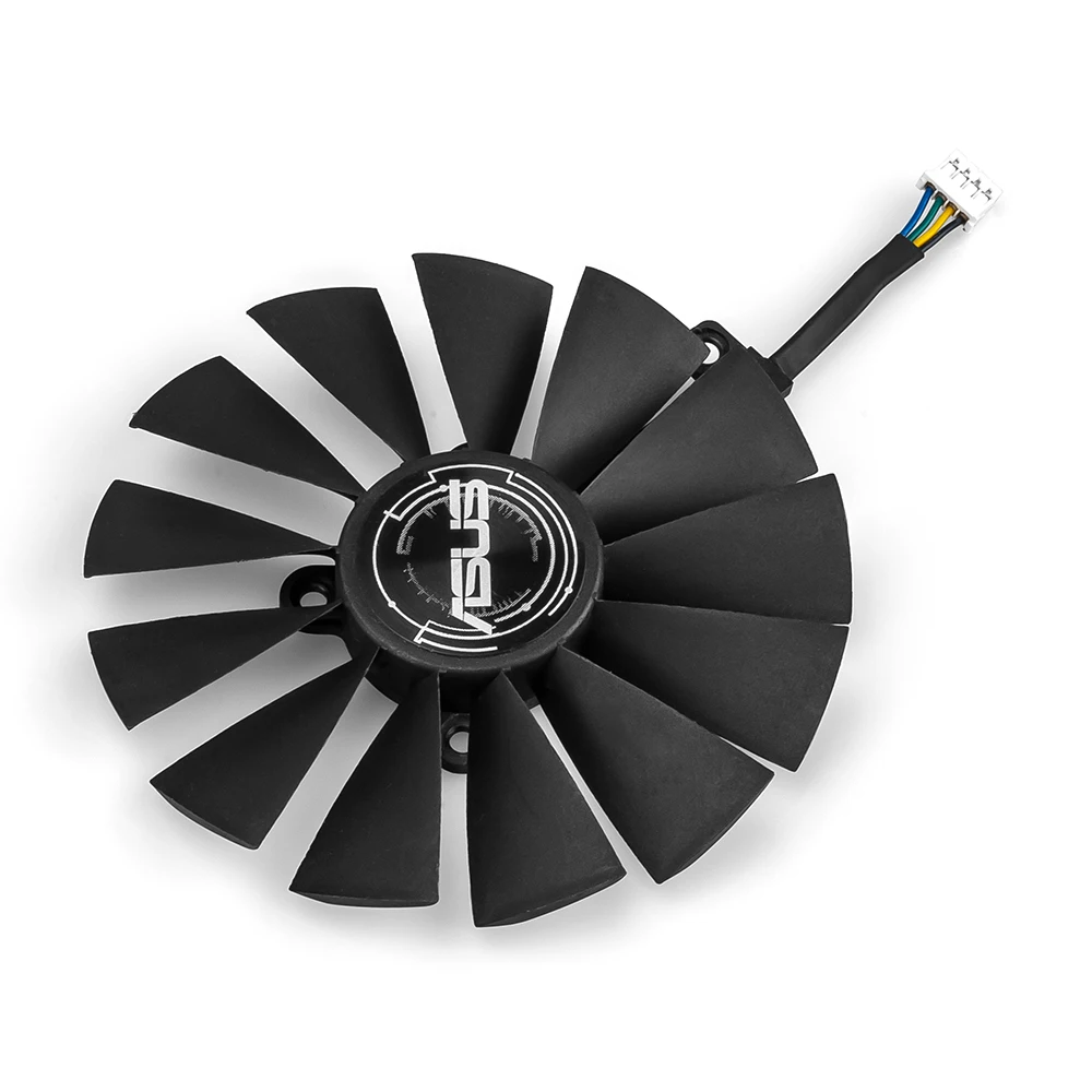 Охлаждающий вентилятор для видеокарты T129215SM 95 мм 0.25amp охлаждающий ASUS STRIX RX 470 580 570