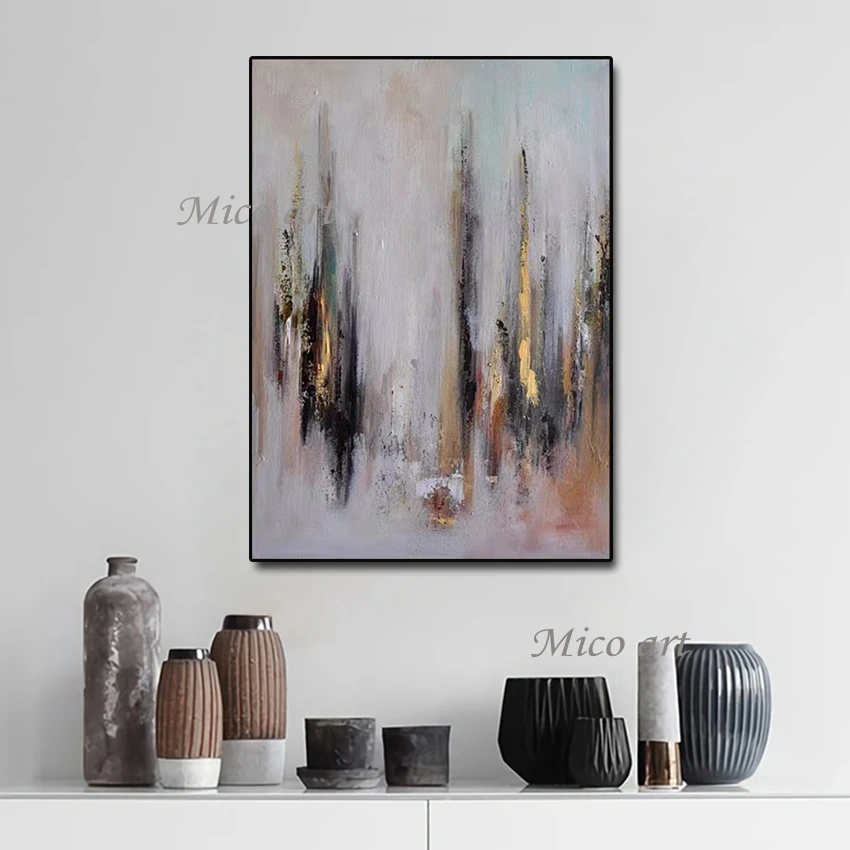 New Abstract Design Canvas Oil Painting 100% Hand Painted Wall Decor Acrylic Art Unframed Paintings Large Size For Bedroom | Дом и сад