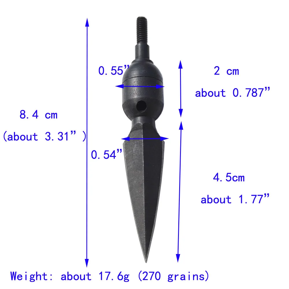 6/12/24 шт. стрельба из лука свисток наконечник стрелы стали для арбалета целевая