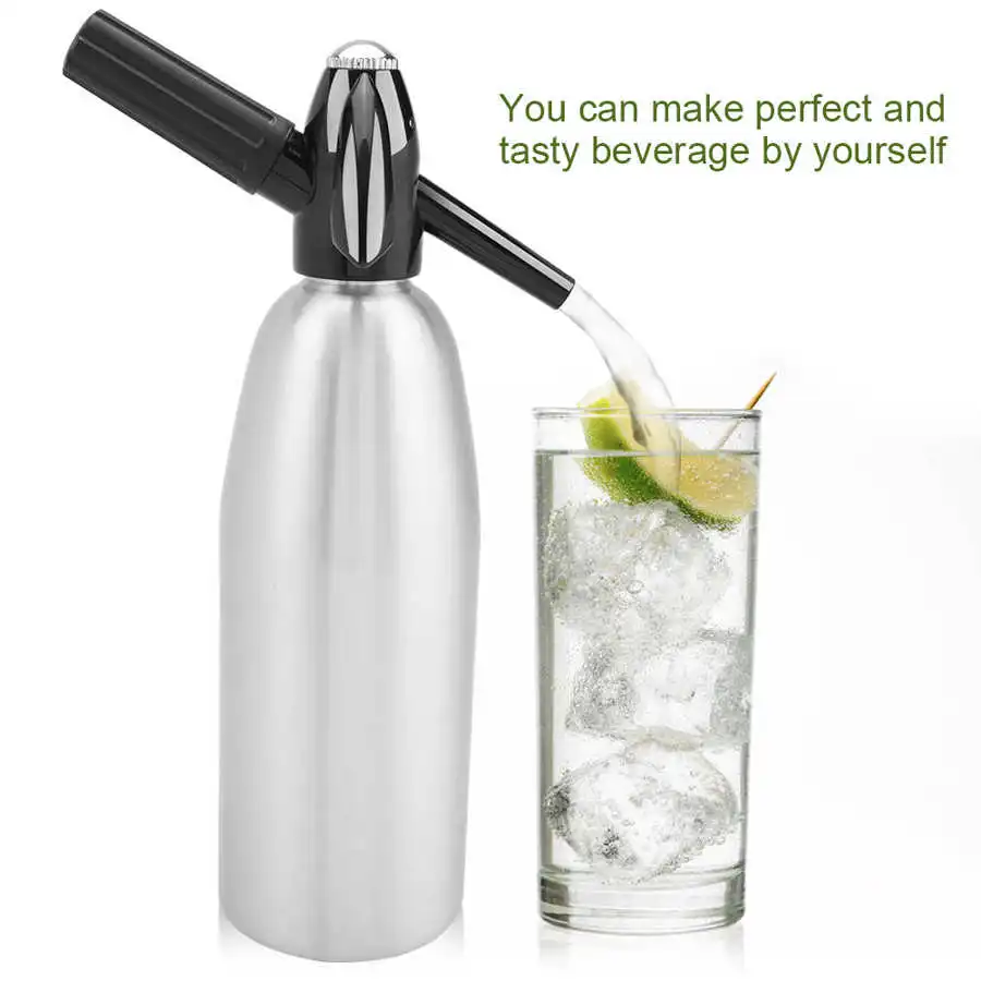 

1L CO2 Dispenser Water Bottle Cup Generator Soda Maker Cool Drink Cocktail Soda Machines with Pressure Regulator