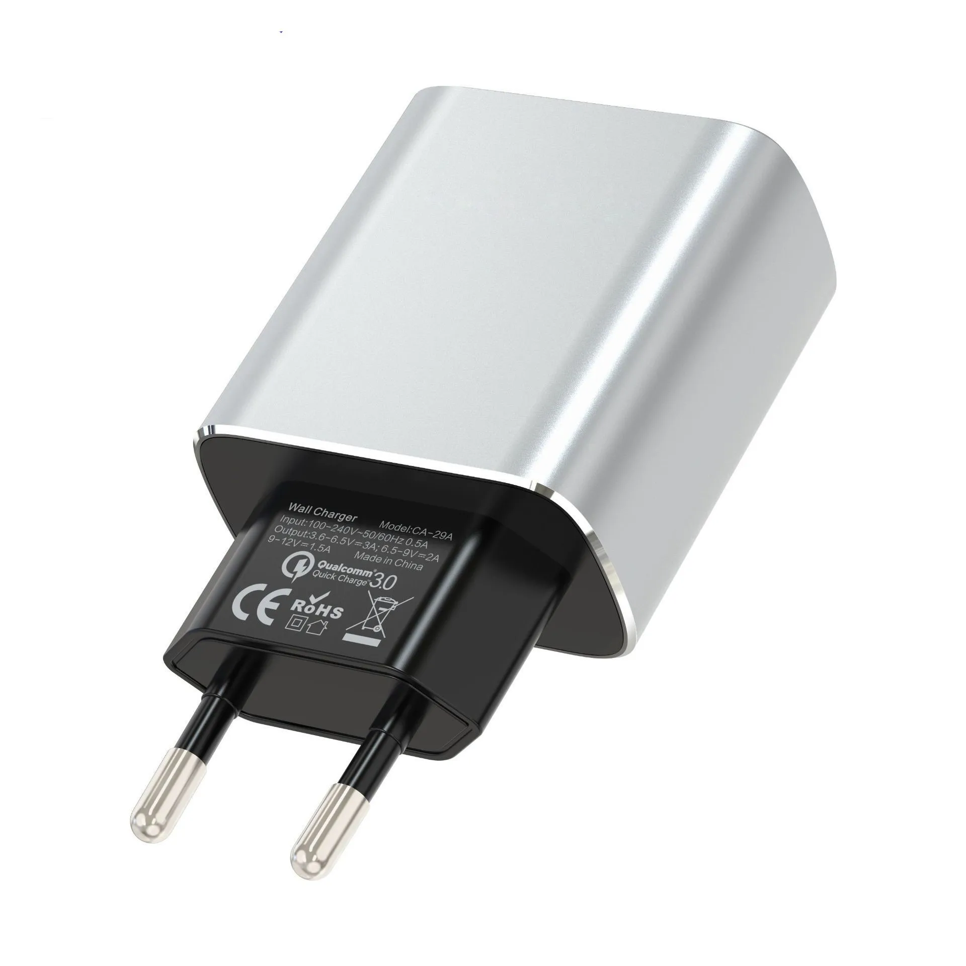 

high quality Charge 3.0 18W QC 3.0 4.0 Fast charger USB portable Charging Mobile Phone Charger For iPhone Samsung Xiaomi Huawei
