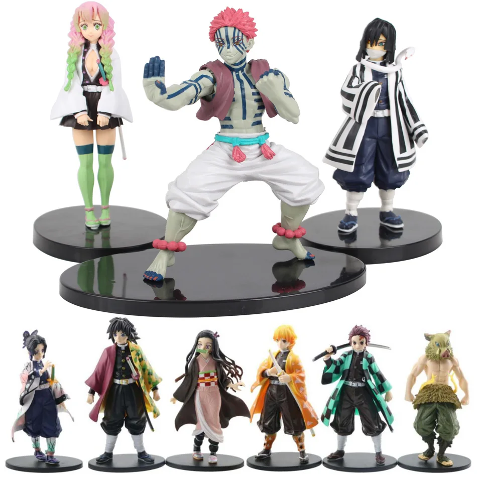 

Anime Demon Slayer Kimetsu No Yaiba PVC Action Figures Toys Anime Figure Toys for Gifts