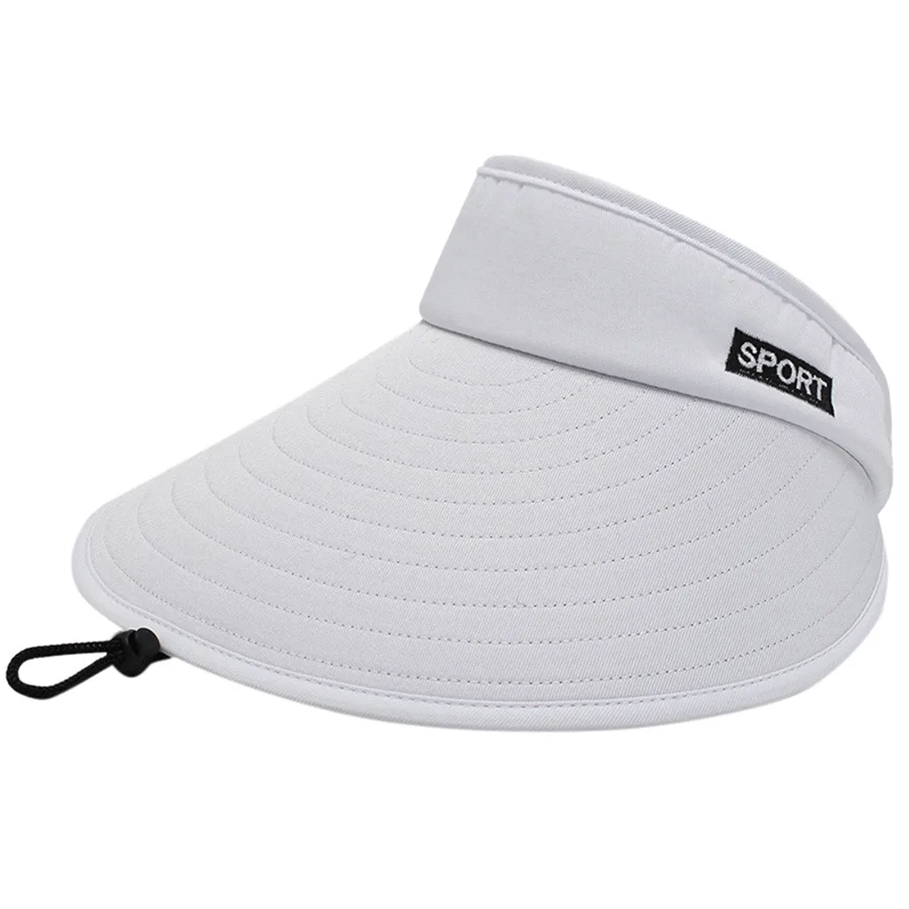 SAGACE Кепка для бега мужчин и женщин Солнцезащитная Складная Большая лица пустая