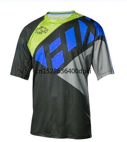 Футболка мужская с коротким рукавом горнолыжная кофта для гонок Джерси