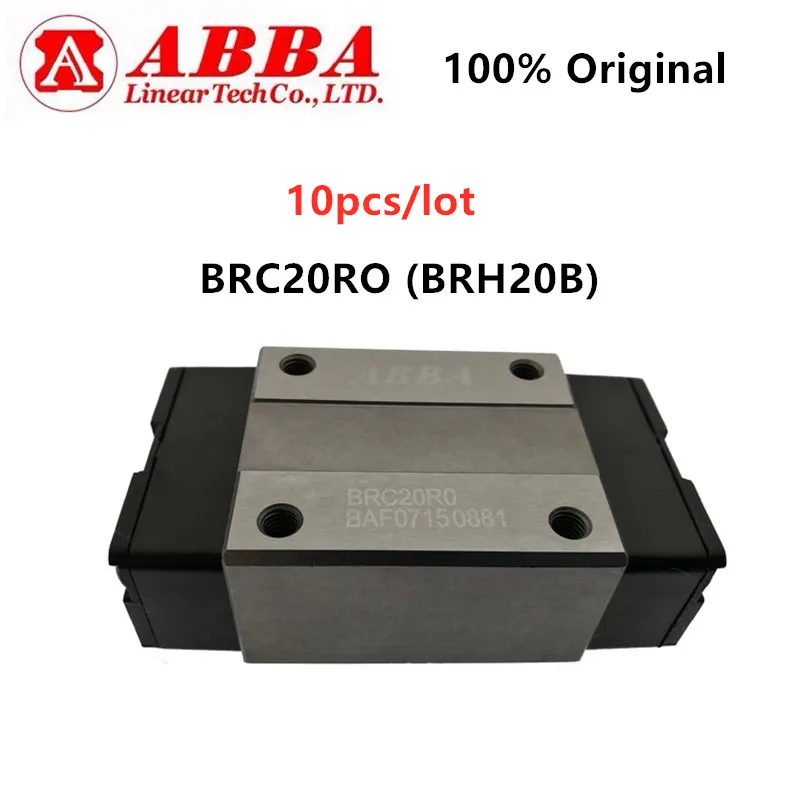 ABBA BRC20RO BRH20B-كتلة منزلق ، حامل دليل خطي ، لجهاز توجيه CNC ، طابعة ثلاثية الأبعاد ، 10 قطعة ، جديد