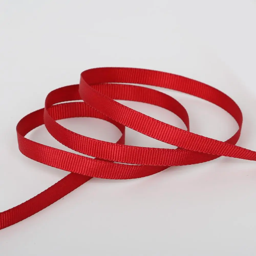 7 mm Width 5Yards/lot Grosgrain Ribbons For Wedding Party Decoration DIY Gift Wrapping Scrapbooking Craft | Дом и сад