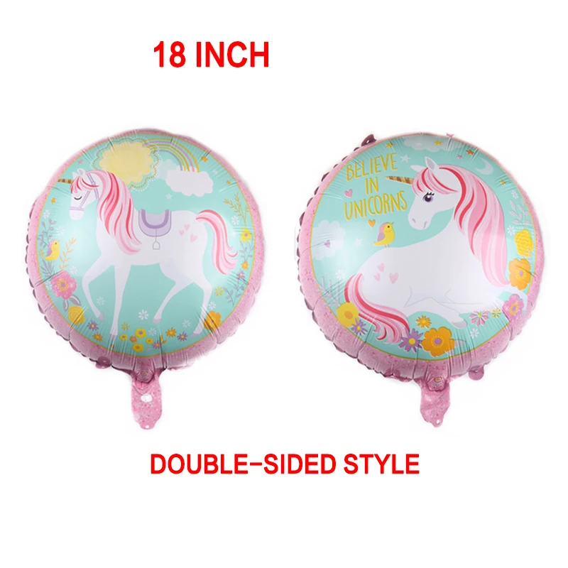 

32 Inch Cute Unicorn Inflatable Balloon Aluminum Foil Birthday Party Balloon Wedding Unicorn Party Decoration Children's Toy