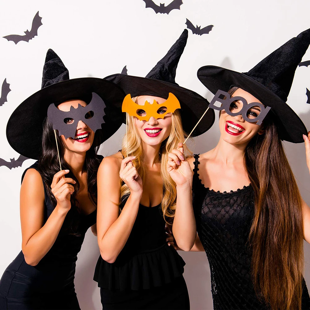 8 шт. шляпа ведьмы на Хэллоуин кепка костюм аксессуары для хэллоуивечерние