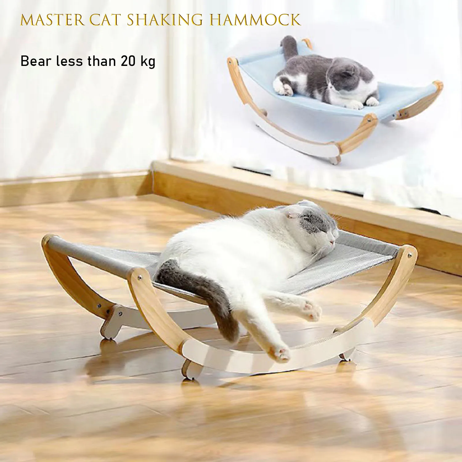 

Pet bed solid wood cat bed cat bed dog bed Teddy bed cat litter cat cradle breathable design warm in winter and cool in summer