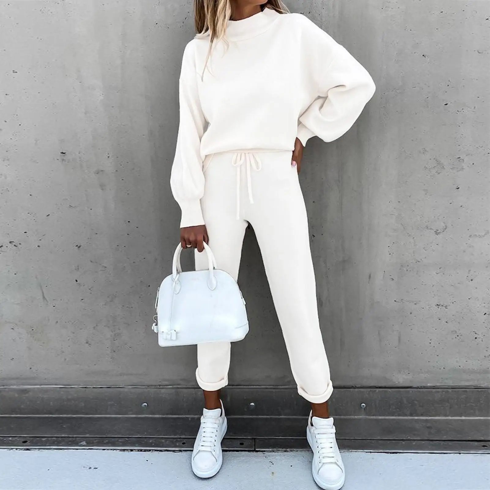 

Fashion Tracksuit 2 Piece Set Women Autumn Long Sleeve Pullover Sweatshirt Pants Sportswear Set Tracksuit Sportswear Suits 2XL