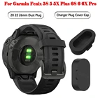 Силиконовый пылезащитный чехол с заглушкой для зарядного устройства для Garmin Fenix 5S 5 5X Plus 6S 6 6X Pro 3 3HR Forerunner 935 945