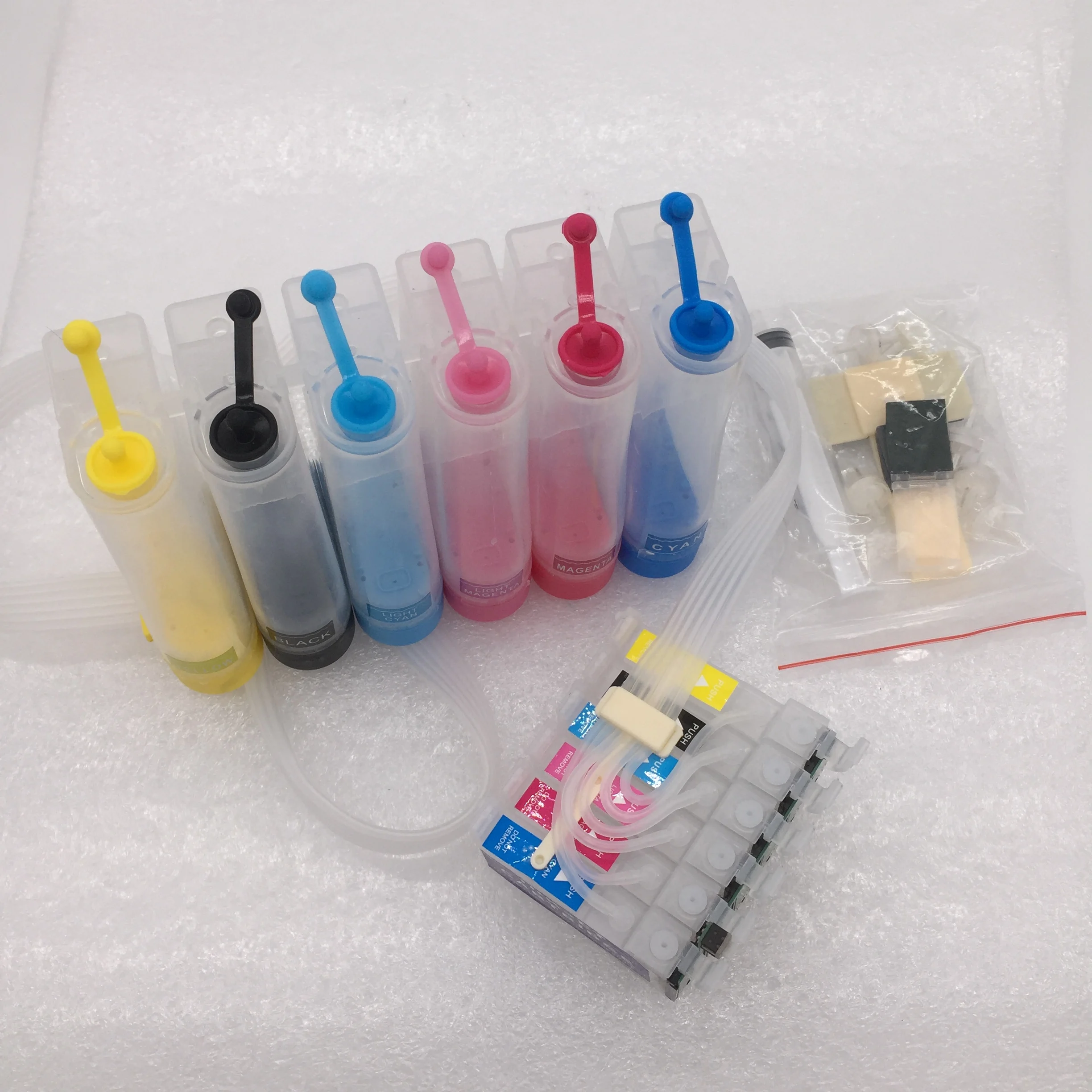 Пустой СНГ Система непрерывной подачи чернил для Epson R280 R260 R380 RX580 ремесленника 50