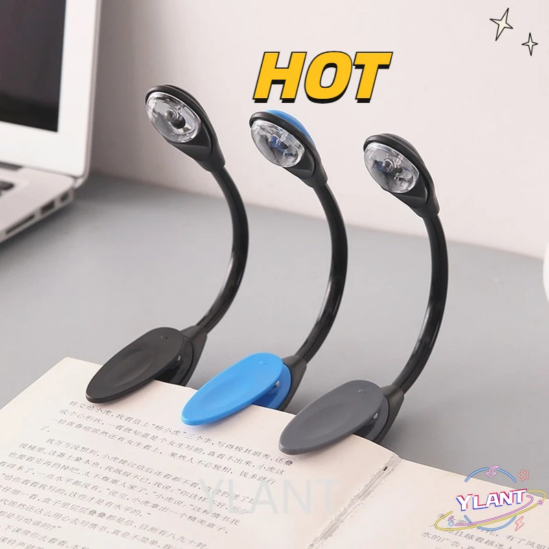 

SWT Travel Bedroom Clip-On Flexible Bright LED Lamp Reading Lamp For Kids Gifts Mini Convenient Portable Led Book Light