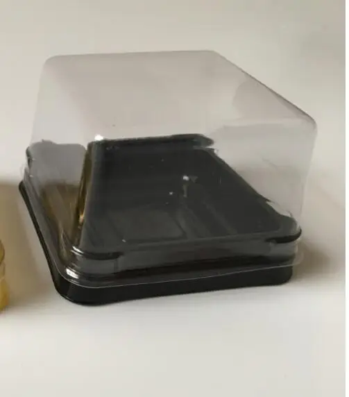 6 50/100/200sets Clear Plastic Wedding Cupcake Boxes for Bridal Shower Christmas Party Gift Boxes Cake Dome Packaging Favors Boxes - Color: 6