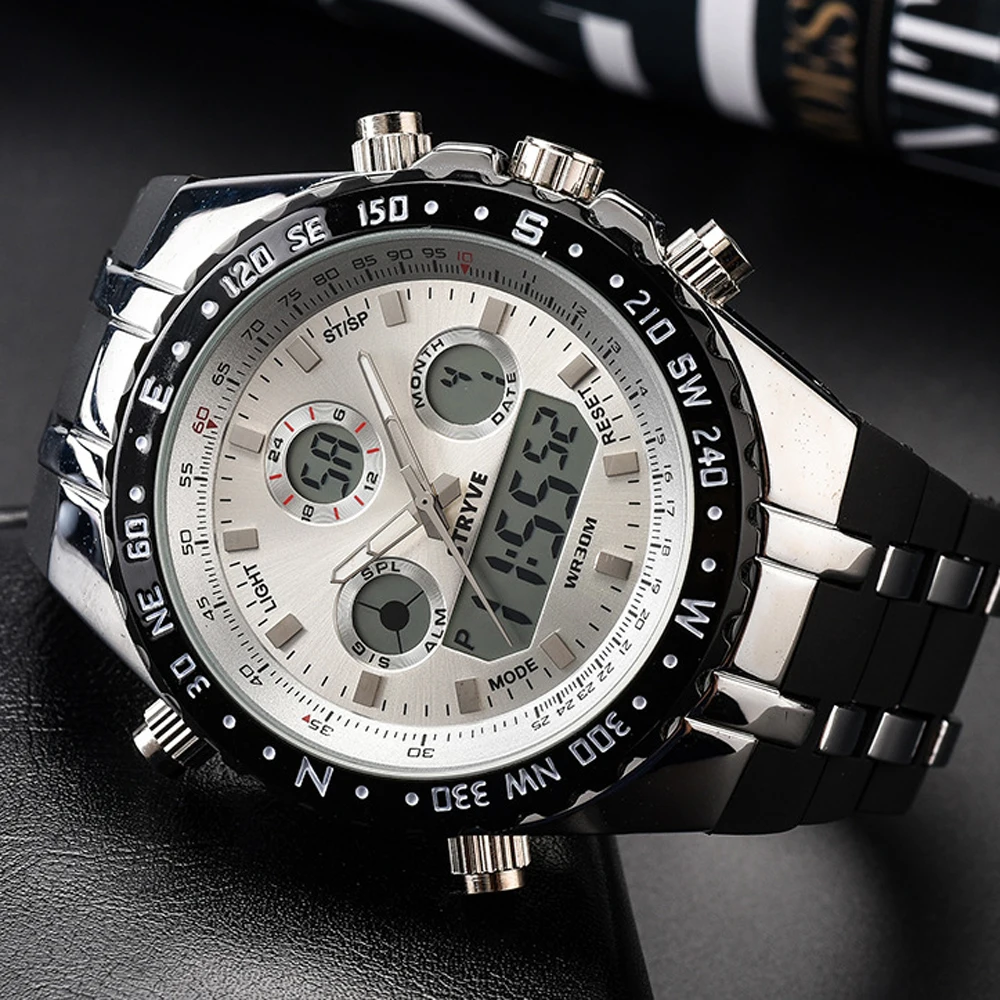 Женские часы от ведущего бренда Роскошные Спортивные кварцевые наручные военные