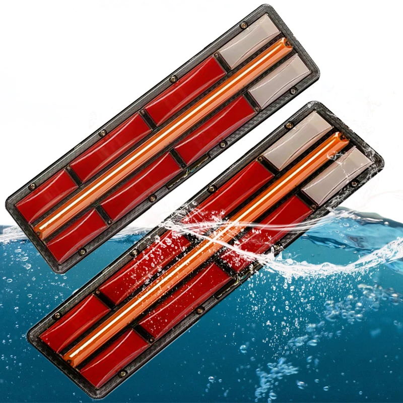 1 пара Универсальный Водонепроницаемый светодиодный задний стоп сигнал Задние
