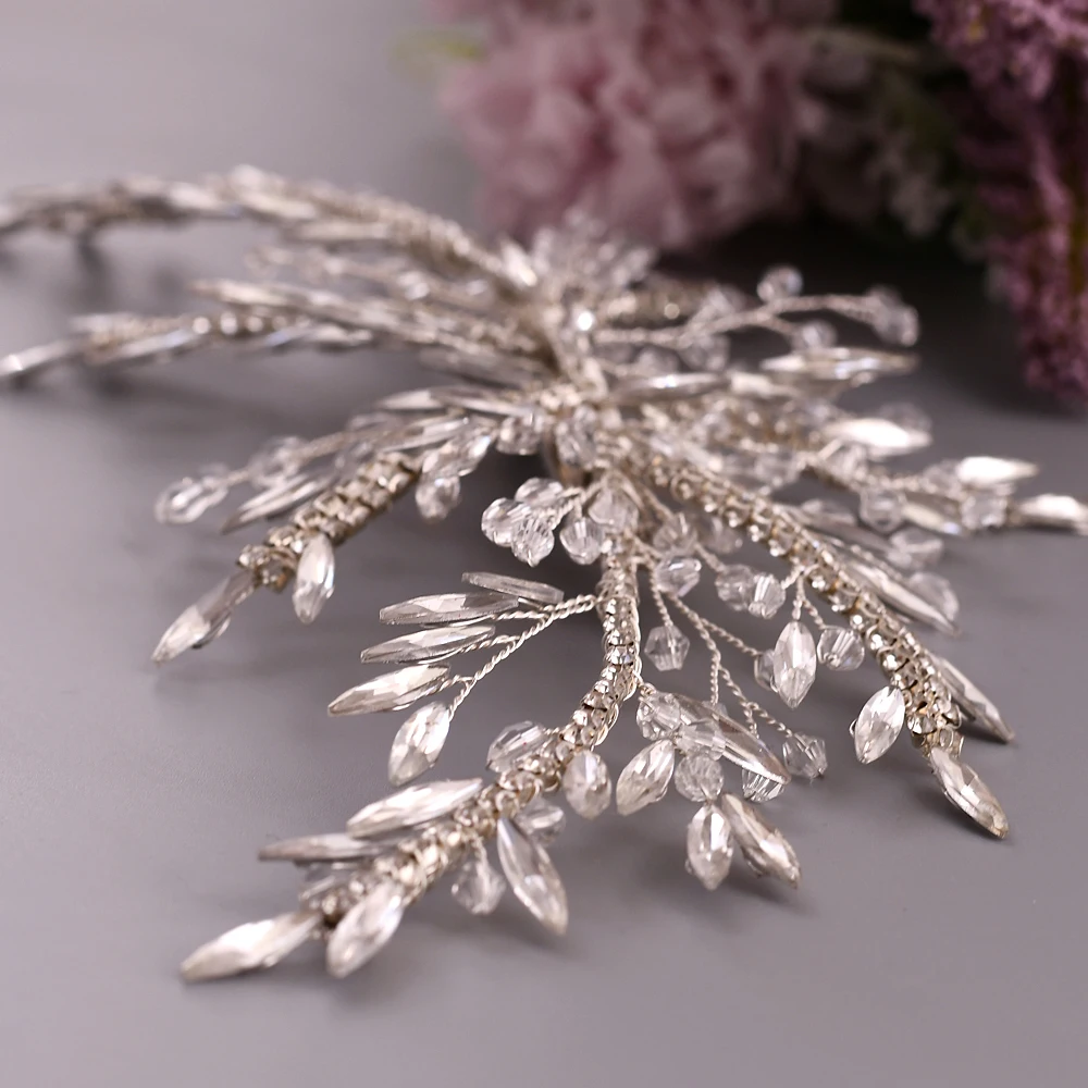 

TRiXY H287 Rhinestone Headdress Bridal Headpiece Wedding Hair Accessories Bridal Headwear Wedding Tiaras Women Hair Jewelry