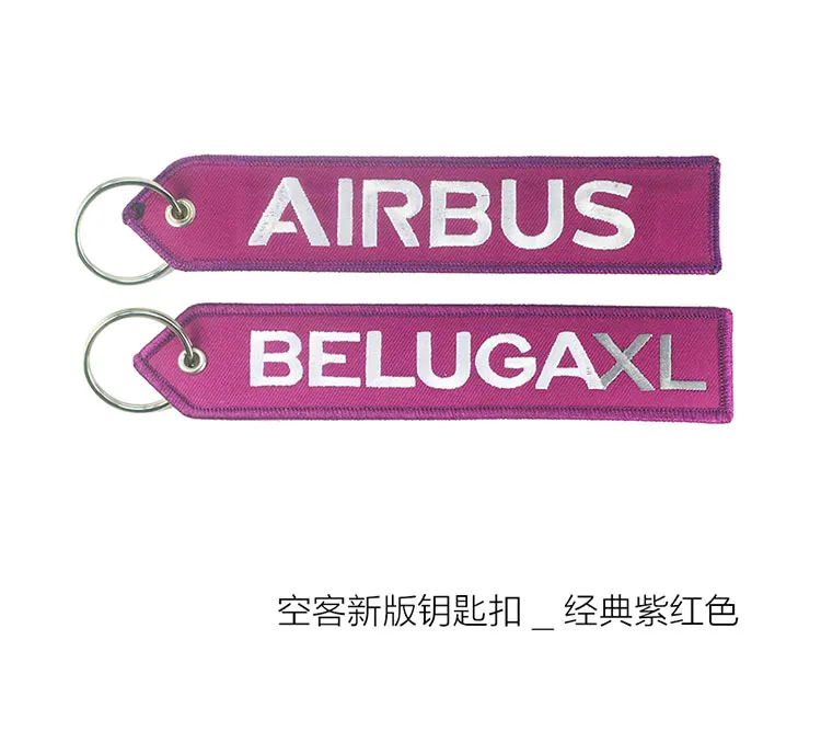 pink airbus Логотип Airbus A330 neo A350 A380 BELUGAXL вышивальная дорожная длинная багажная сумка бирка подарок для летного экипаж, пилот любитель авиации - Цвет: pink airbus