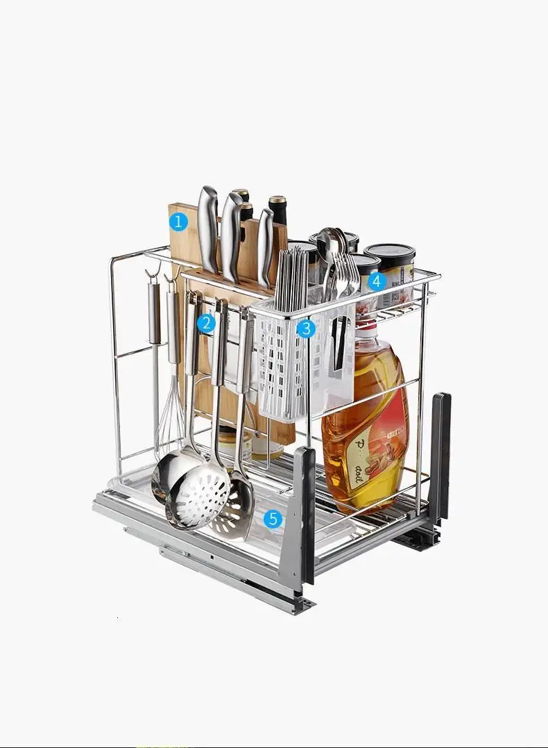 Malzemeleri Keuken Organizadores Para Armario De Cosina органайзер для кухни из нержавеющей стали Cocina корзина для хранения кухонного шкафа