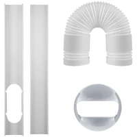 air conditioner window seal window plate kit flexible easy to install flat mouth adapter air conditioner pipe set