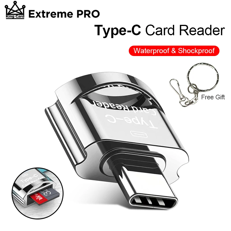 Высокоскоростной OTG Type C к Micro-SD TF адаптер Смарт-кардридер для Samsung Huawei Micro USB