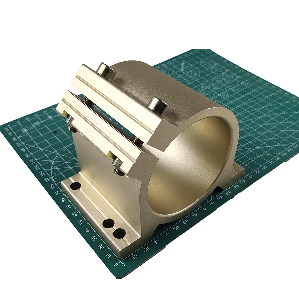 

80MM CNC spindle fixture mounting bracket CNC spindle motor fixture 0.8KW 1.5KW milling cutter engraving machine spindle