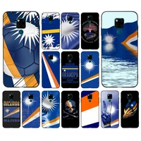 fhnblj marshall island national flag phone case for huawei mate 10 20 lite pro x honor play y6 5 7 9 prime 2018 2019