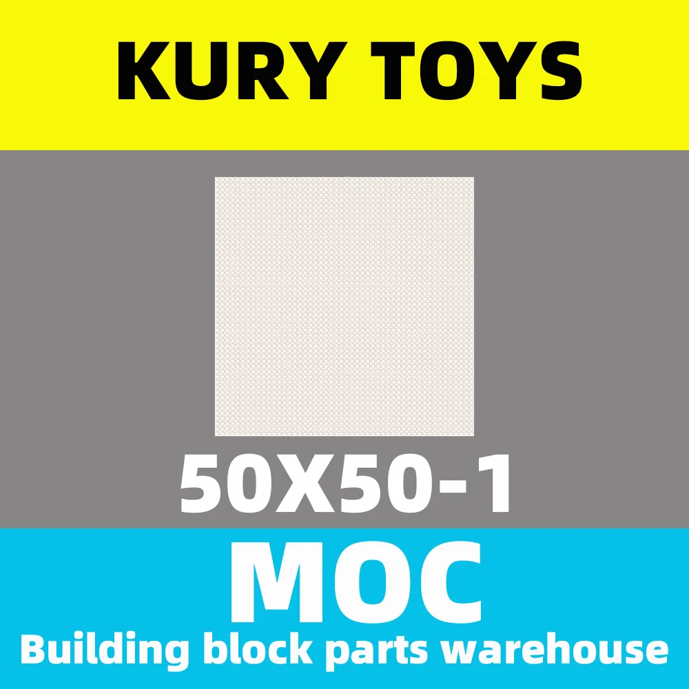 Kury игрушки DIY MOC для 4186a, запчасти для опорной плиты 50x50 для опорной плиты