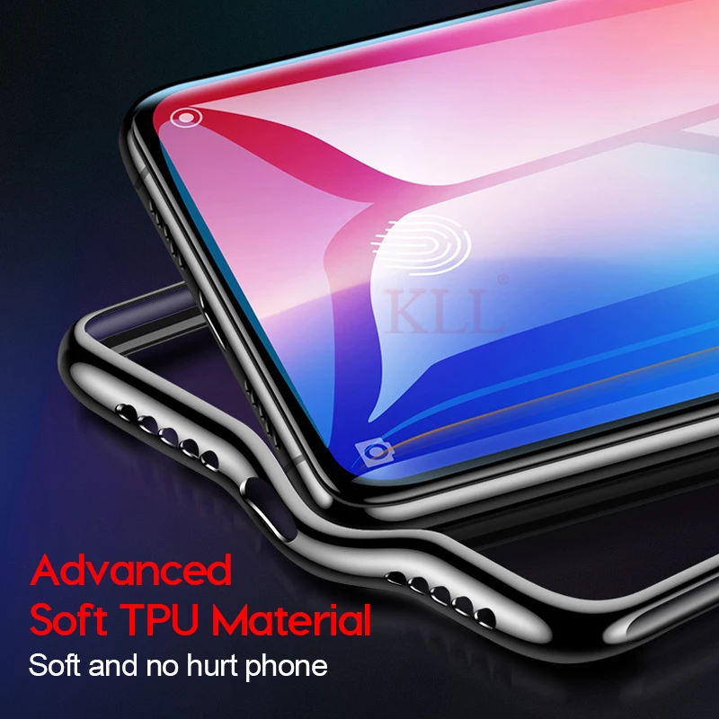 Мягкий прозрачный ТПУ чехол с покрытием для Xiaomi Mi 9 8 SE 9T Max 3 2 Mix F1 A2 Lite Redmi K20 Pro Note 7 6 5