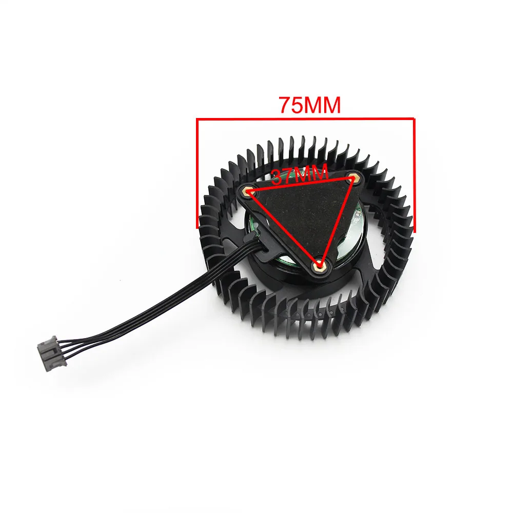 75 мм PLB07525B12HH DC12V 1.2A для GIGABYTE RTX 2080Ti TURBO OC видеокарта вентилятор GTX2080 2080 Ti вентилятор