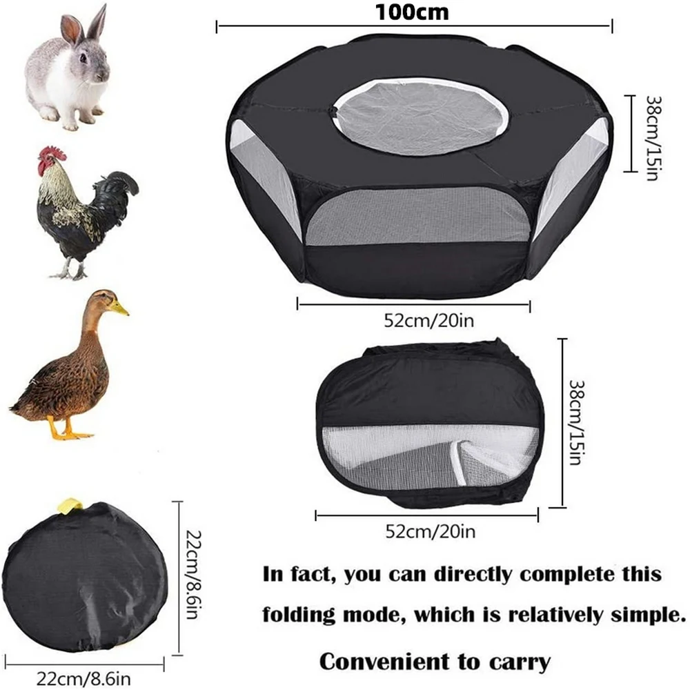 Маленькая портативная быстрая клетка для домашних животных Маленький Пенни с